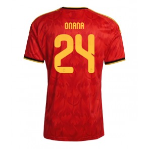 Belgija Amadou Onana #24 Domaci Dres SP 2026 Kratak Rukavima